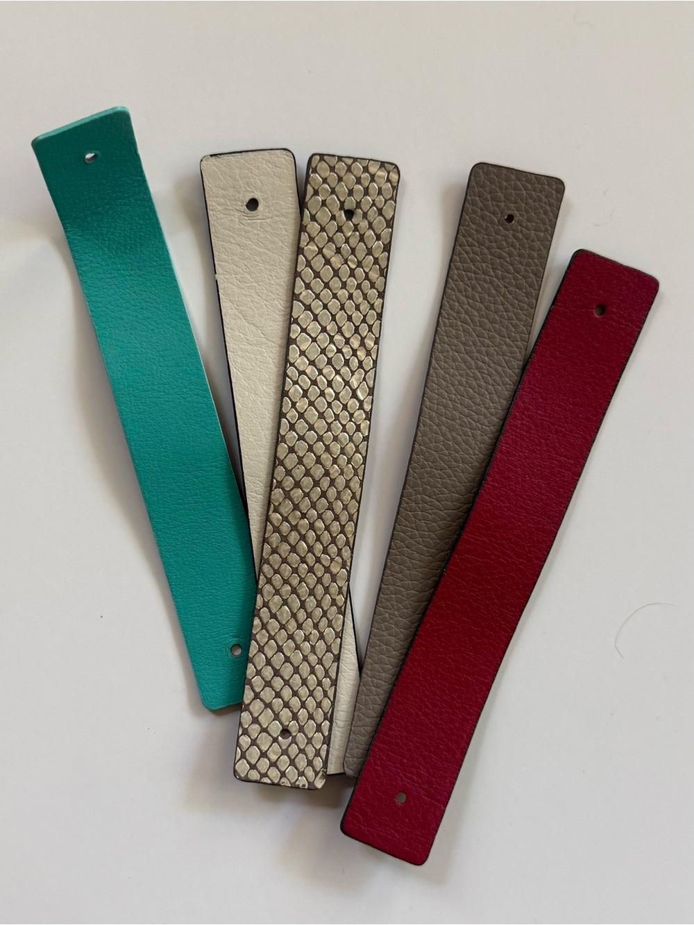 BRIGHTON 5pc Christo Narrow Leather Inserts Bundle